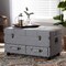 Baxton Studio Flynn Transitional Grey Upholstered 2-Drawer Storage Trunk Ottoman 162-10516 - alternate 6